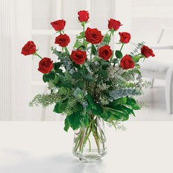 12 Red Roses from Designs by Dennis, florist in Kingfisher, OK